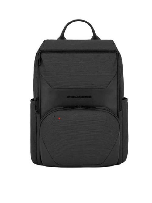 Zaino in pelle e tessuto porta pc 14 Piquadro PIQUADRO | CA6012S124-N