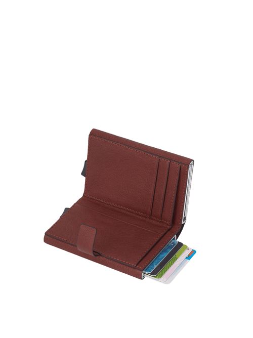 Porta banconote Piquadro con porta carte di credito doppio in metallo Piquadro PIQUADRO | PP5961B3R-CU