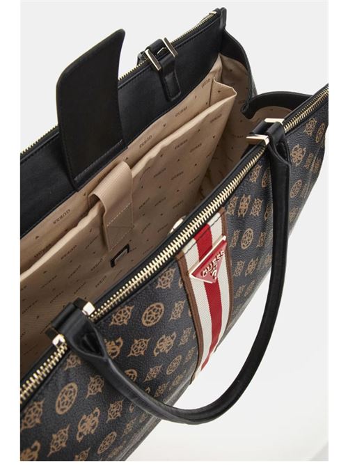 Borsa da viaggio logata con bande colorate Guess GUESS | TWP926-90100-MLO