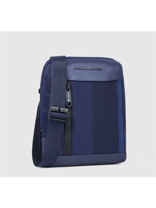 Borsello in pelle e tessuto Piquadro PIQUADRO | CA3084S131-BLU