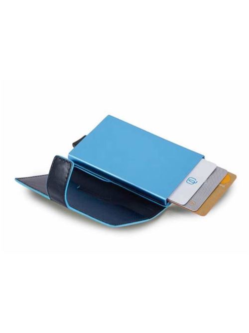 Porta carte di credito in metallo blue square Piquadro PIQUADRO | PP5649B2BLR-BLU2