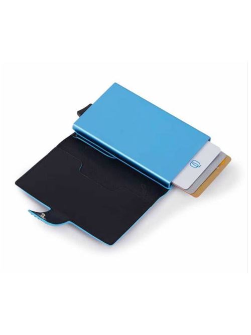 Porta carte di credito in metallo blue square Piquadro PIQUADRO | PP5649B2BLR-N