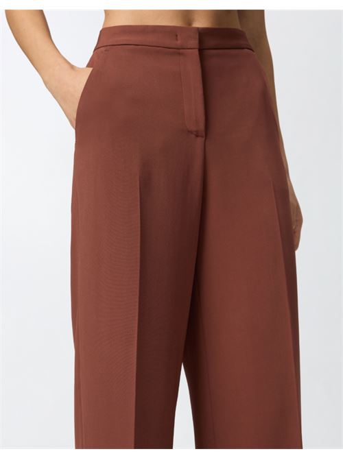 Pantalone wide-leg da cerimonia in cady tecnico Pergamino Pinko PINKO | 100331-A213-L98