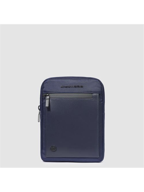 Borsello uomo porta iPad®mini in pelle e tessuto Piquadro PIQUADRO | CA3084S136-BLU