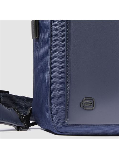 Borsello uomo porta iPad®mini in pelle e tessuto Piquadro PIQUADRO | CA3084S136-BLU