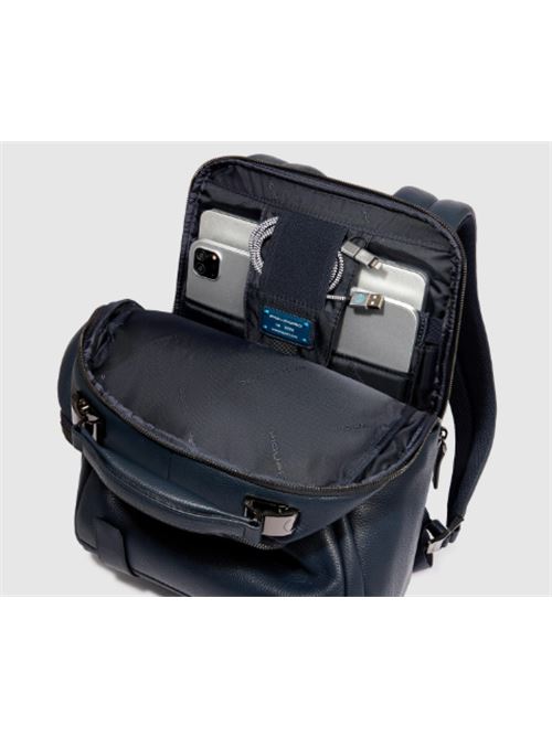 Zaino in pelle porta pc 14 Piquadro PIQUADRO | CA6289MOS-BLU