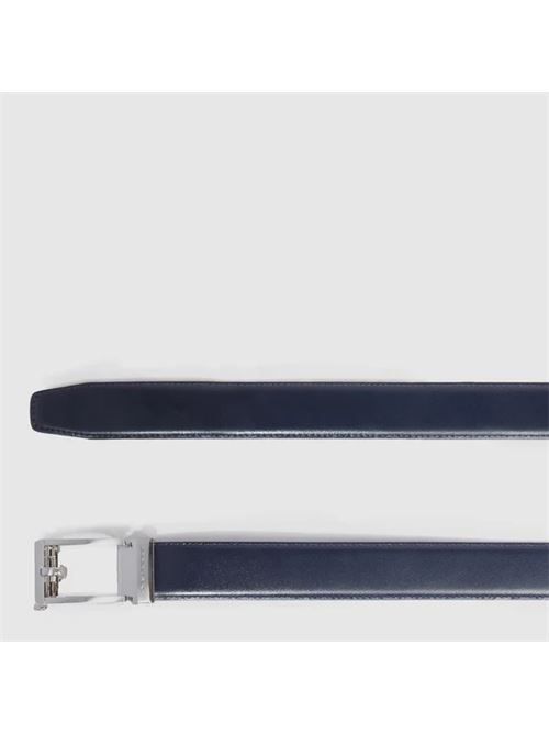 Cintura uomo in pelle regolabile senza fori Piquadro PIQUADRO | CU6712C110-BLU