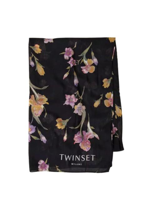 Kefia con stampa a fiori Twinset TWINSET | 251TA4340-12328