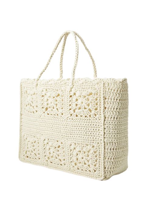 Borsa shopper 'Bohémien' in crochet di cotone Twinset TWINSET | 251TB7410-12140