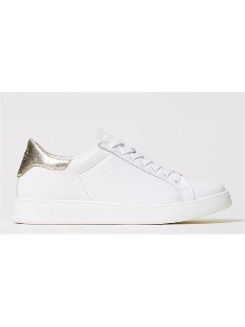 Sneakers in pelle con dettaglio laminati Twinset TWINSET | 251TCP048-12218