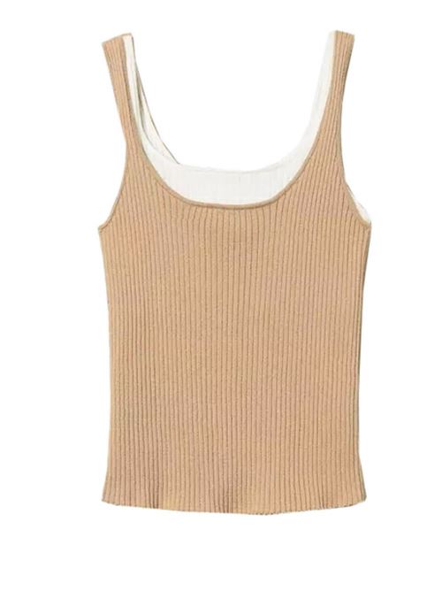 Top bicolor in maglia doppio strato Twinset TWINSET | 251TE3015-12292