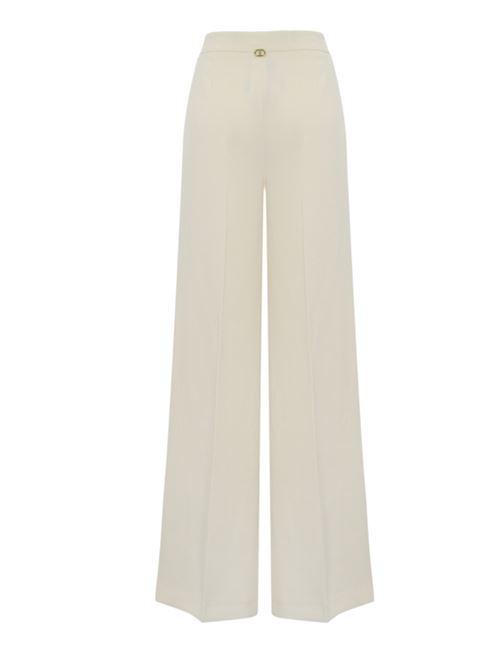 Pantalone palazzo in crepe fluido Twinset TWINSET | 251TP2102-00059