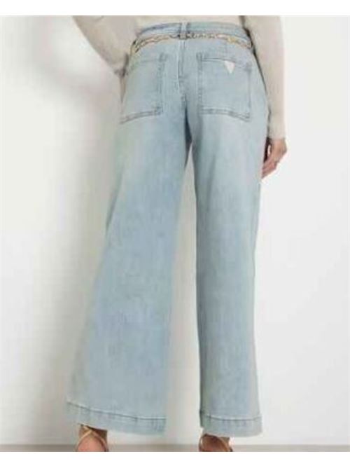 Pantalone Jeans cropped a palazzo Zoya Guess GUESS | W4YA1L-D55M0-BEVT