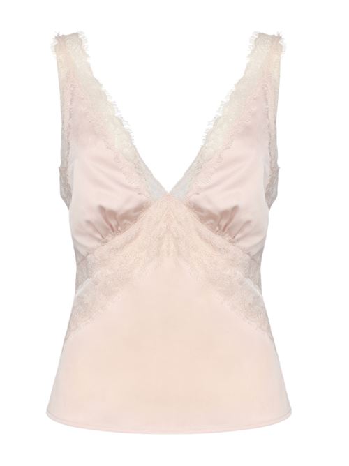 Top senza maniche effetto lingerie Sheryl Marciano MARCIANO | 4BGH21-9444Z-WHDU