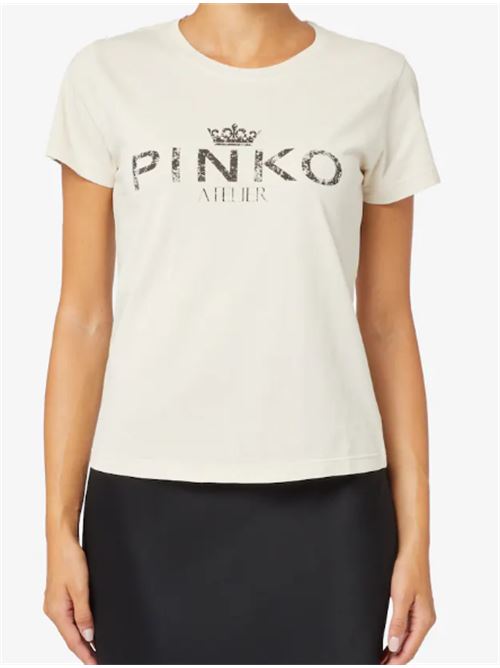 T-shirt in cotone Bussolotto Pinko PINKO | 100355-A2A3-C16