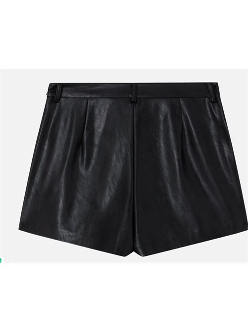 Shorts effetto pelle con bottone Sveglia Pinko PINKO | 104151-7105-Z99