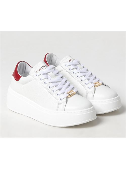 Sneaker platform in pelle bicolore Twinset TWINSET | 242TCP010-11785