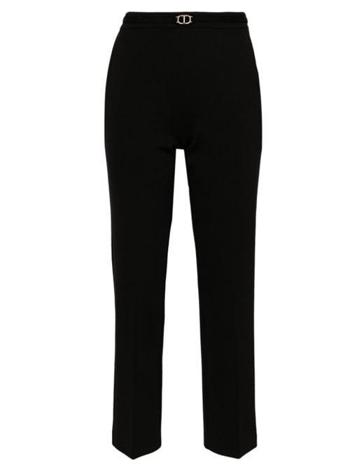 Pantalone con bordo oval T Twinset TWINSET | 242TP224A-00006