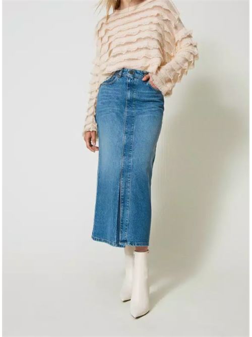 Gonna longuette in jeans Twinset TWINSET | 242TP2564-00078